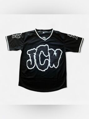 NWOT Juggalo Championship Wrestling Insane Clown Posse black jersey Size S